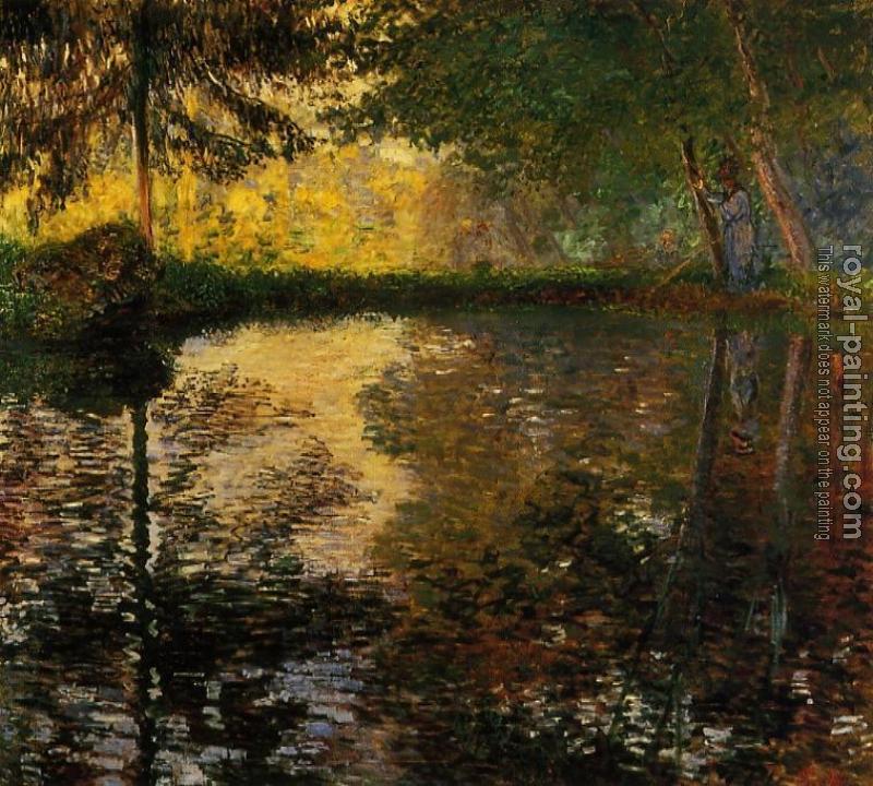 Claude Oscar Monet : The Pond at Montgeron II